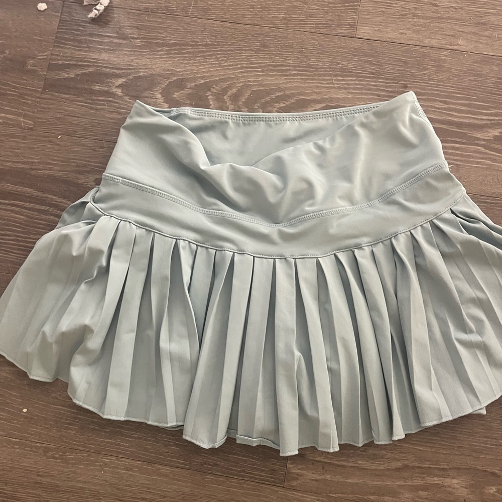 Baby blue gold hinge tennis/golf skirt